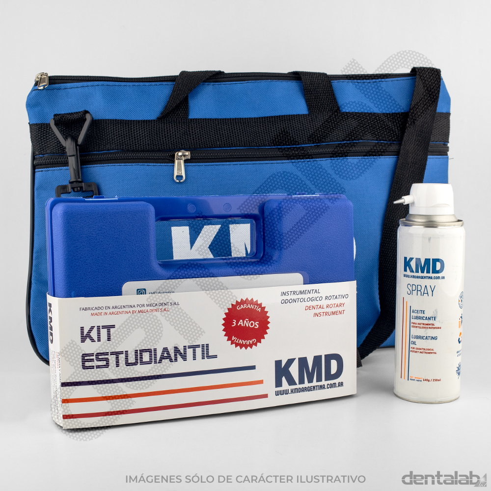 Kit Académico KMD • 3 Piezas (Turbina Sacafresas + CA Gatillo + MM)